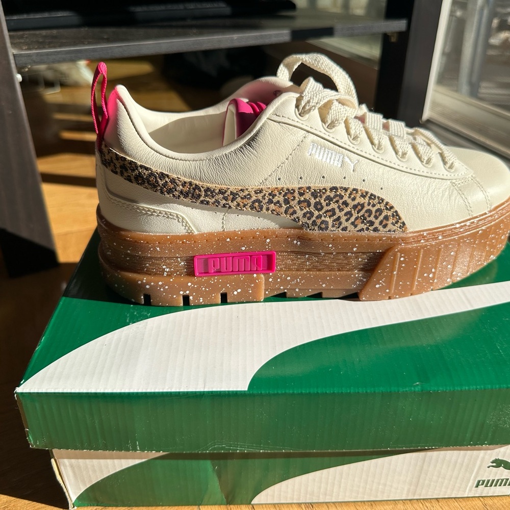 Puma platform tennis shoes